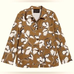 Lafayette 148 Nicholas Jacket in Shitake Multi Size XXL NWT